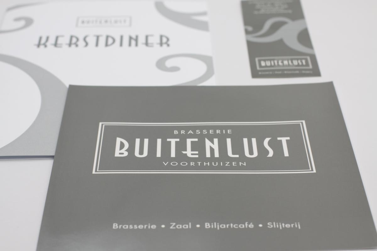 Brasserie Buitenlust concept huisstijl